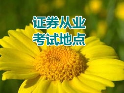 2015年證券從業(yè)資格考試全國統(tǒng)一考試地點