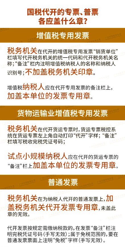 國(guó)稅代開的專票、普票各應(yīng)蓋什么章
