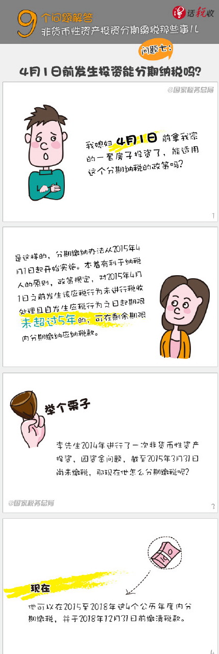 非貨幣性資產投資分期繳稅那些事兒