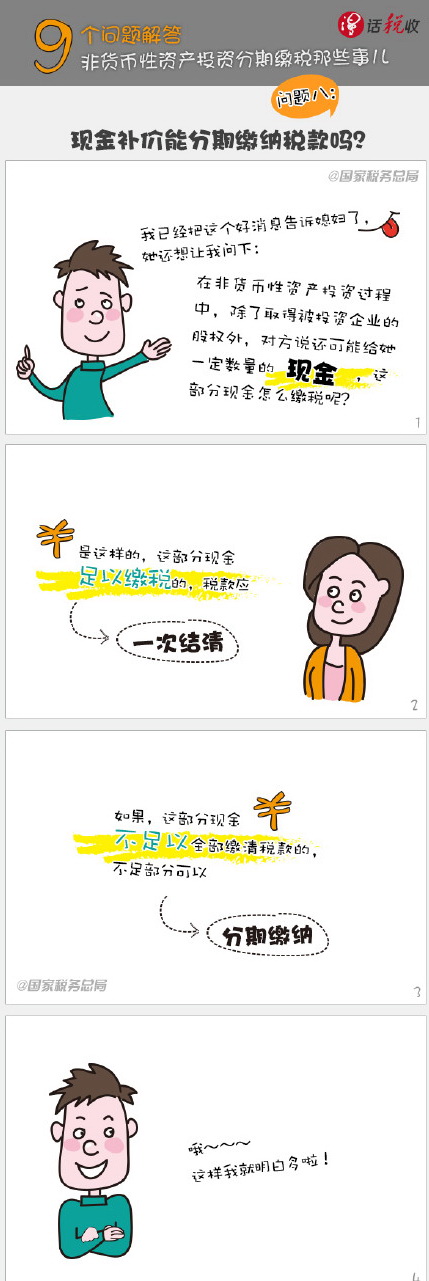 非貨幣性資產投資分期繳稅那些事兒