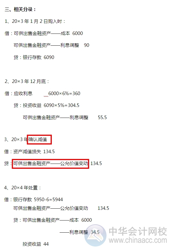 2015注會習(xí)題及對應(yīng)知識點詳解：可供出售金融資產(chǎn)（債券）