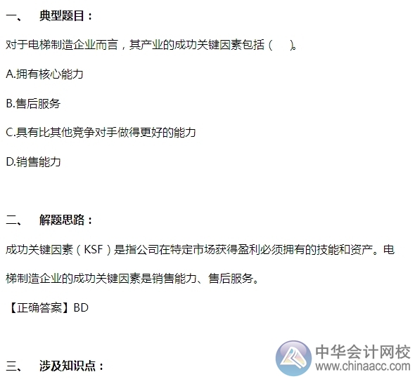 2015注會“借題發揮”戰略篇：成功關鍵因素