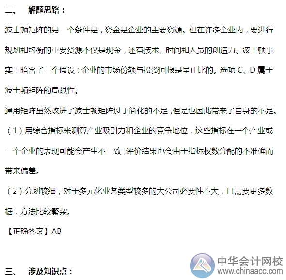2015注會“借題發揮”戰略篇：通用矩陣