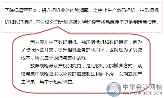 2015注會“借題發揮”戰略篇：放棄戰略