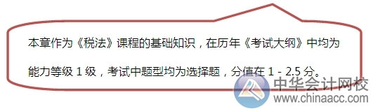 2015注會“借題發揮”稅法篇匯總：第一章稅法總論