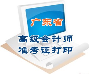 新疆2015高級會計師考試準考證打印入口匯總