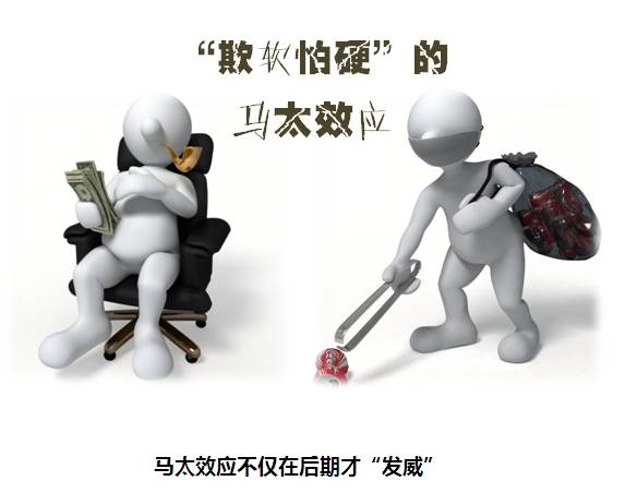 “欺軟怕硬”的馬太效應