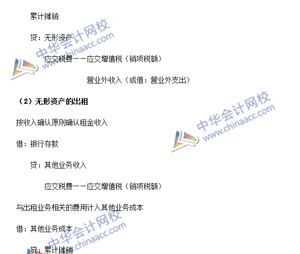 2016中級會計職稱《中級會計實務》高頻考點：無形資產的處置