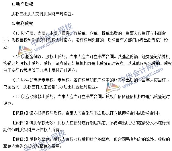 質押權