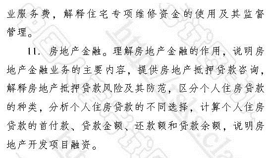 2017年中級經濟師《房地產專業知識與實務》考試大綱