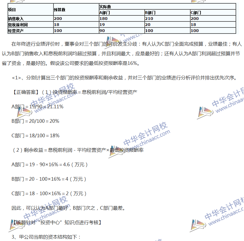 2017中級會計職稱《財務管理》全真模擬試題第三套（4）