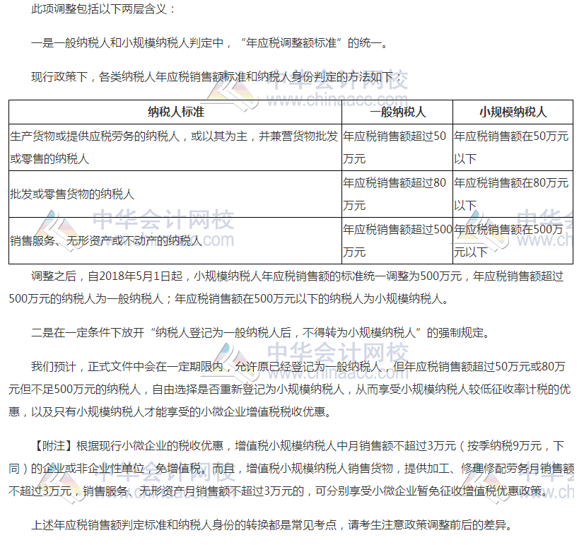 增值稅稅率調整對2018年初級會計考試有何影響？