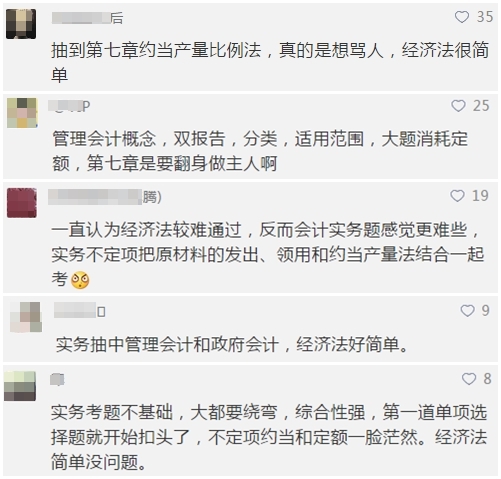 留言來自“正保會計網校初級會計職稱”微信公眾號