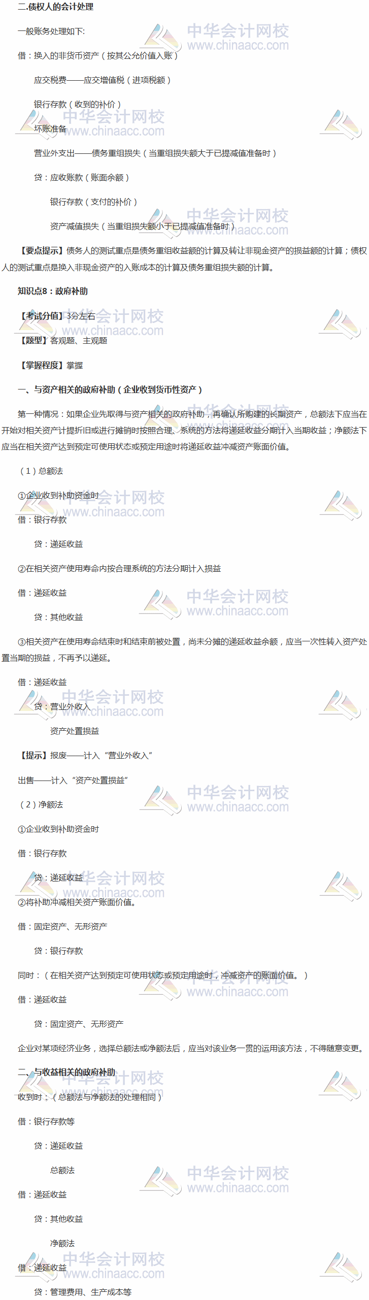2018中級會計職稱考前 掌握這些中級會計實務穩加20分系列