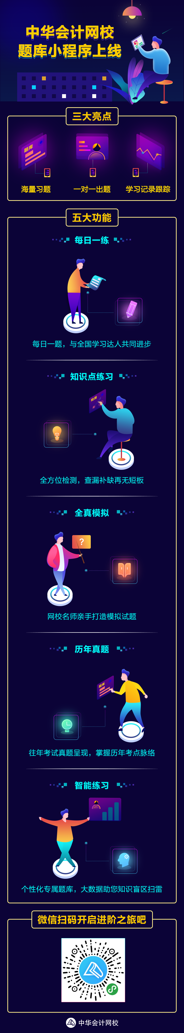 正保會(huì)計(jì)網(wǎng)校題庫(kù)小程序上線 一起來(lái)刷題