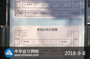 2018年中級會計職稱考試現場（正保會計網校拍攝）