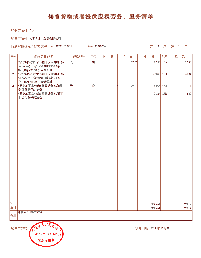 關于開具增值稅發票應該注意的問題