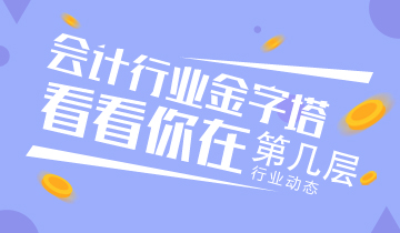 會計行業的金字塔