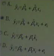 利用樣本數據估計的一元線性回歸方程表達式是（）