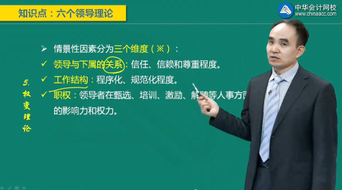 中級經(jīng)濟師人力-費德勒權變理論觀點及試題