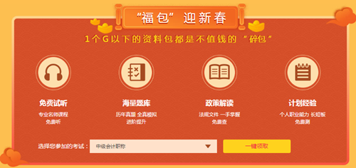 中級會計職稱年貨節