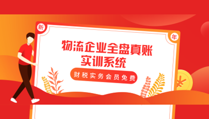 物流企業全面真賬實訓系統