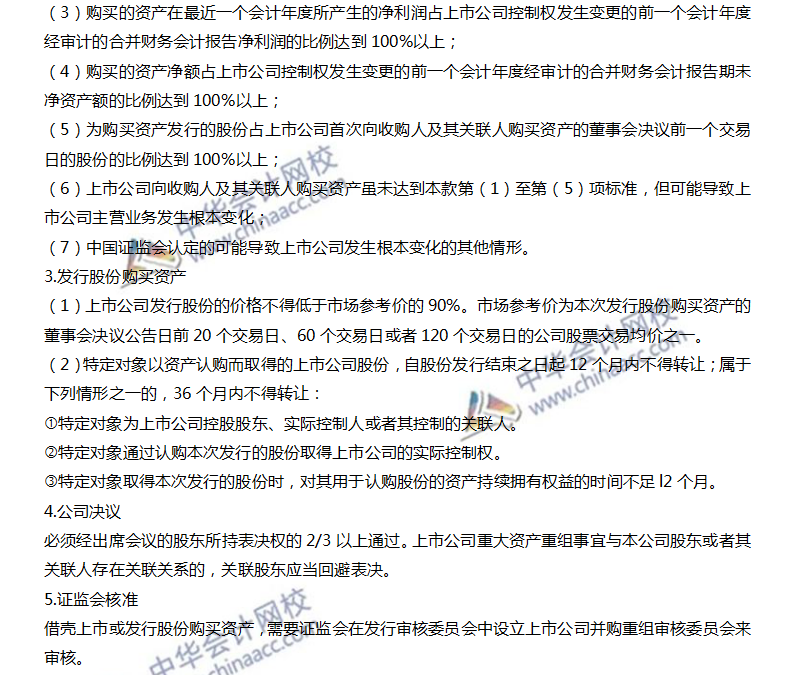 上市公司重大資產重組1