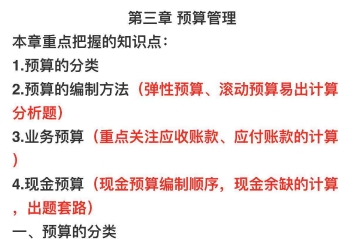 中級會計《財務管理》