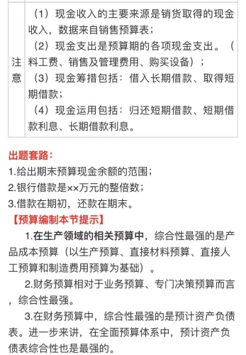 中級會計《財務管理》