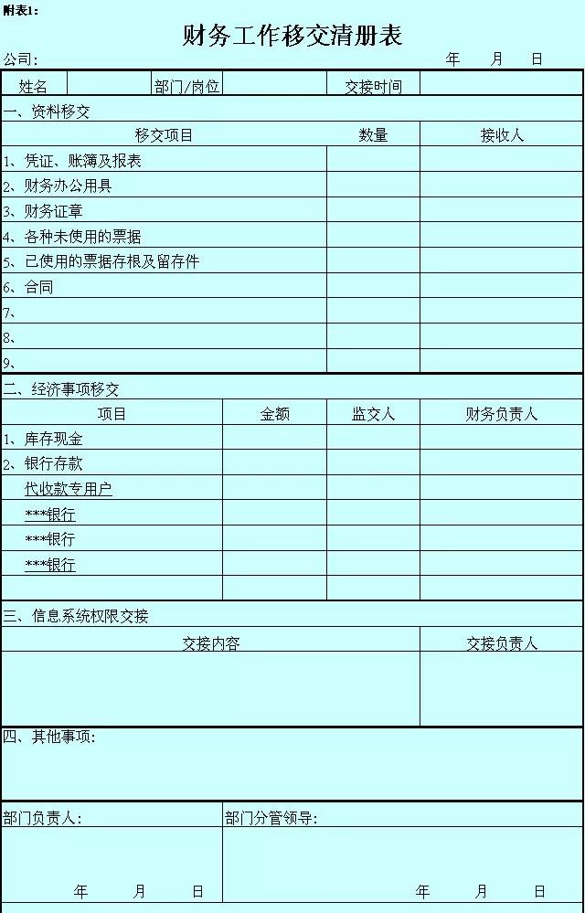 有了這份寶典 財會人交接不犯愁！