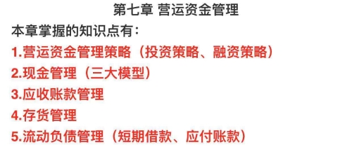中級會計財管各章節易考點