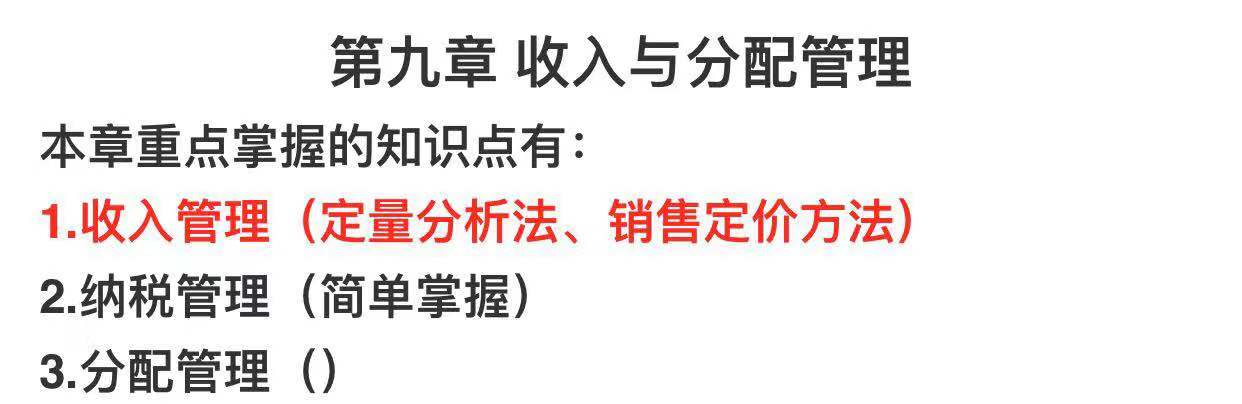 中級會計財管各章節易考點
