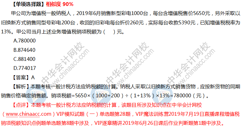 2019中級會計職稱VIP簽約特訓計劃《經濟法》考試情況分析