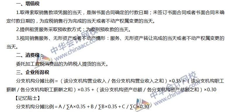 注會《稅法》鎮魂符六：征收管理