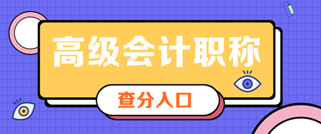 寧夏2019年高級會(huì)計(jì)師查分入口已開通