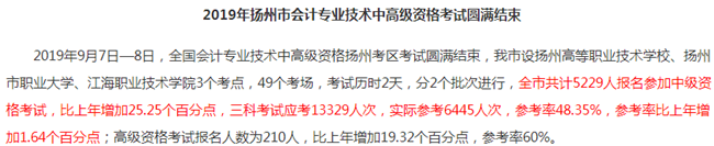 中級會計職稱考試難度大嗎？2019有多少考生通過考試？