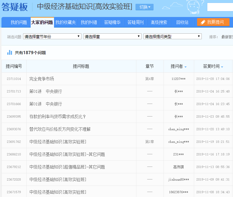 經濟師答疑板