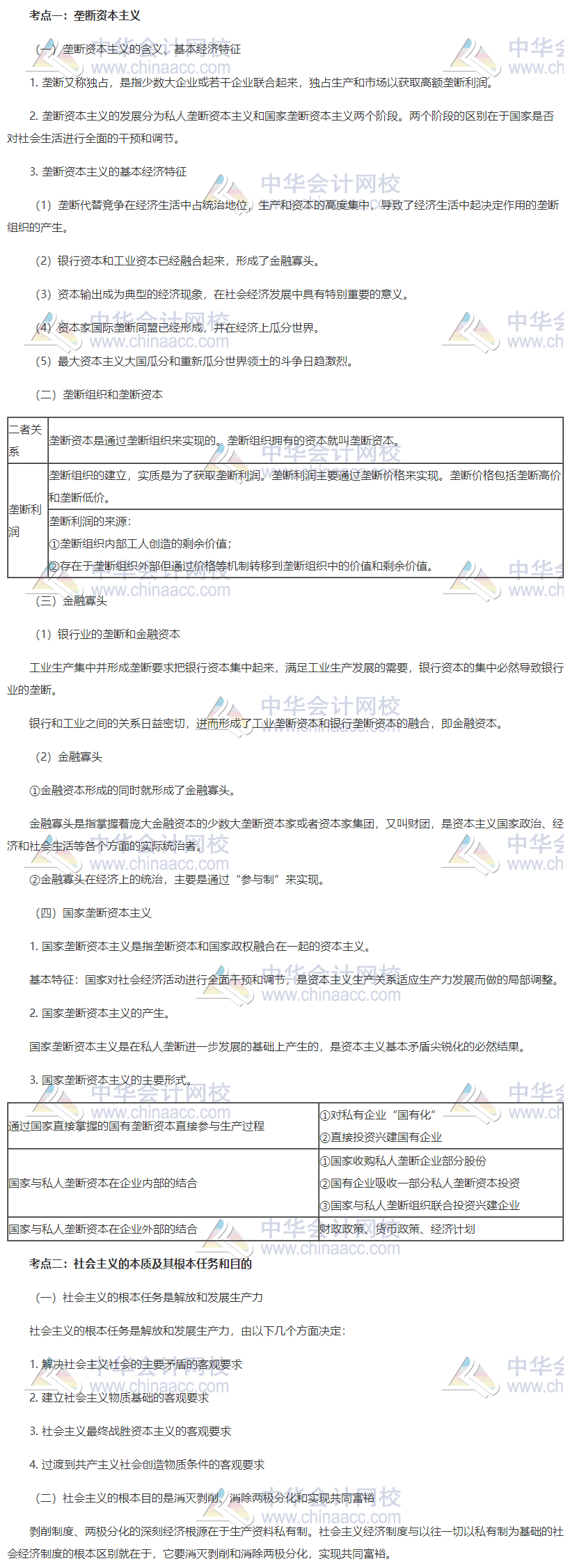 初級經濟基礎高頻考點3-4