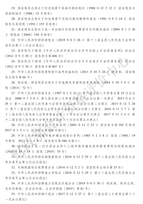 《經(jīng)濟(jì)法基礎(chǔ)》各章主要參考法規(guī)索引