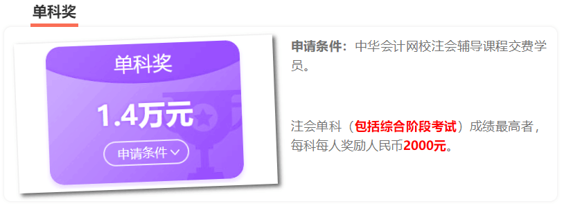 恭喜！這123位考生可以獲得注會獎學金！