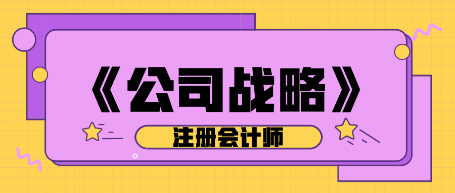 注會《公司戰略》