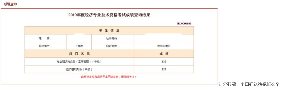 經濟師考生成績5