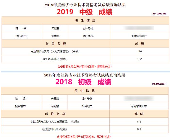 感謝正保會(huì)計(jì)網(wǎng)校助我連續(xù)兩年120分通過初、中級(jí)經(jīng)濟(jì)師！