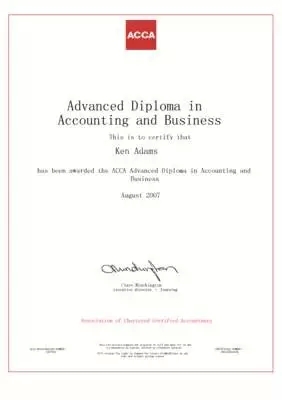 ACCA高級商業會計證書