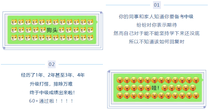 微信新表情 像極了中級(jí)會(huì)計(jì)職稱(chēng)考生的備考日常！