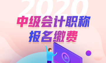 2020年安徽合肥中級會計職稱報名流程及收費標準