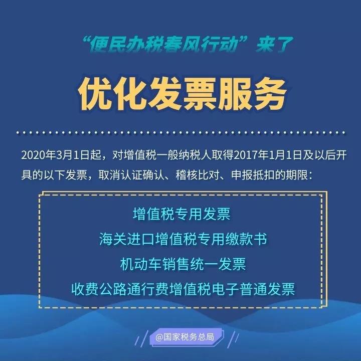 2020便民辦稅春風行動來了，這些硬舉措和你一起戰疫情促發展！