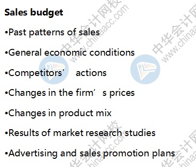BEC商業環境知識點：Sales budget