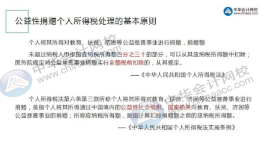 公益性捐贈個人所得稅該怎么扣除？
