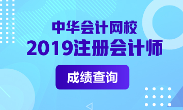 山西2019年CPA官網成績查詢時間公布了  注意查看？